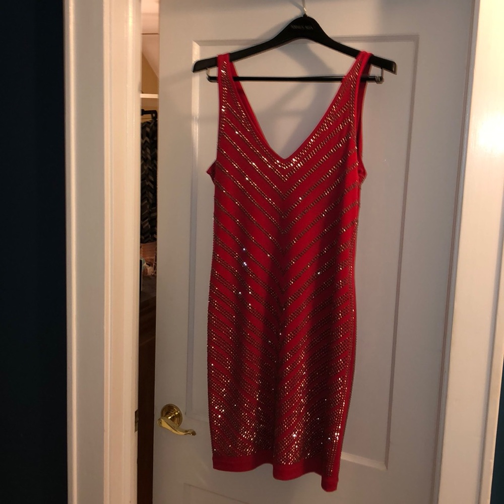 Pink cocktail dress